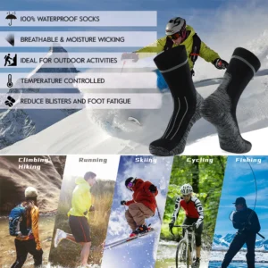 Breathable Moisture Outdoor Waterproof Socks