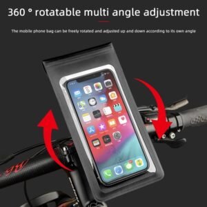 Rainproof Bike Bag Bicycle Front Cell Phone holder