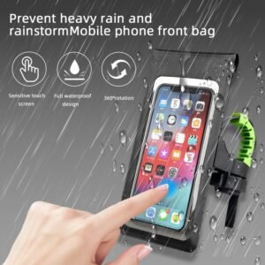 Rainproof Bike Bag Bicycle Front Cell Phone holder