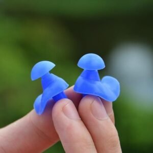 1 Pair Environmental Silicone Spiral Waterproof Earplugs